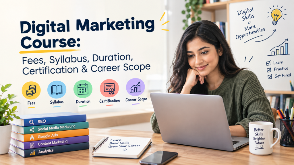 Digital Marketing Course: Fees, Syllabus, Duration, Certification & Career Scope