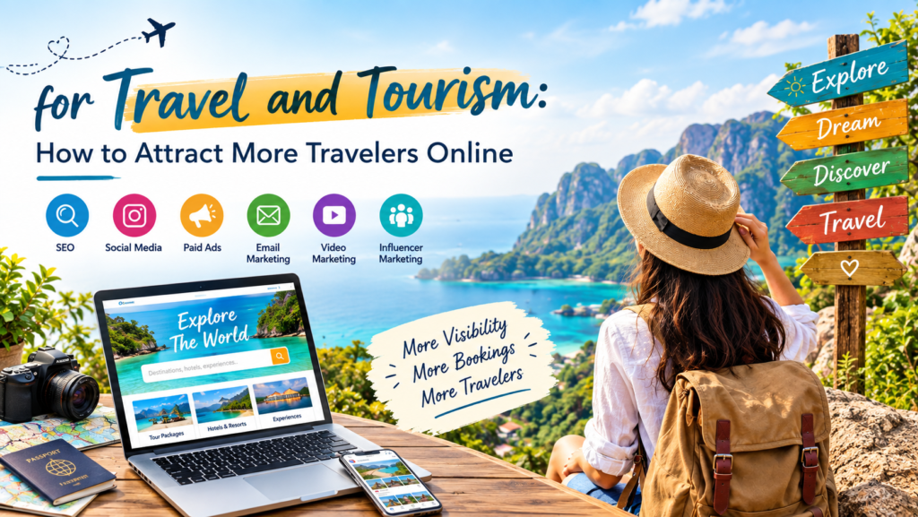 Digital Marketing for Travel and Tourism: How to Attract More Travelers Online