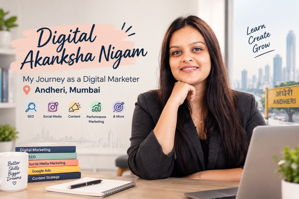 Digital Akanksha Nigam: My Journey as a Digital Marketer in Andheri, Mumbai